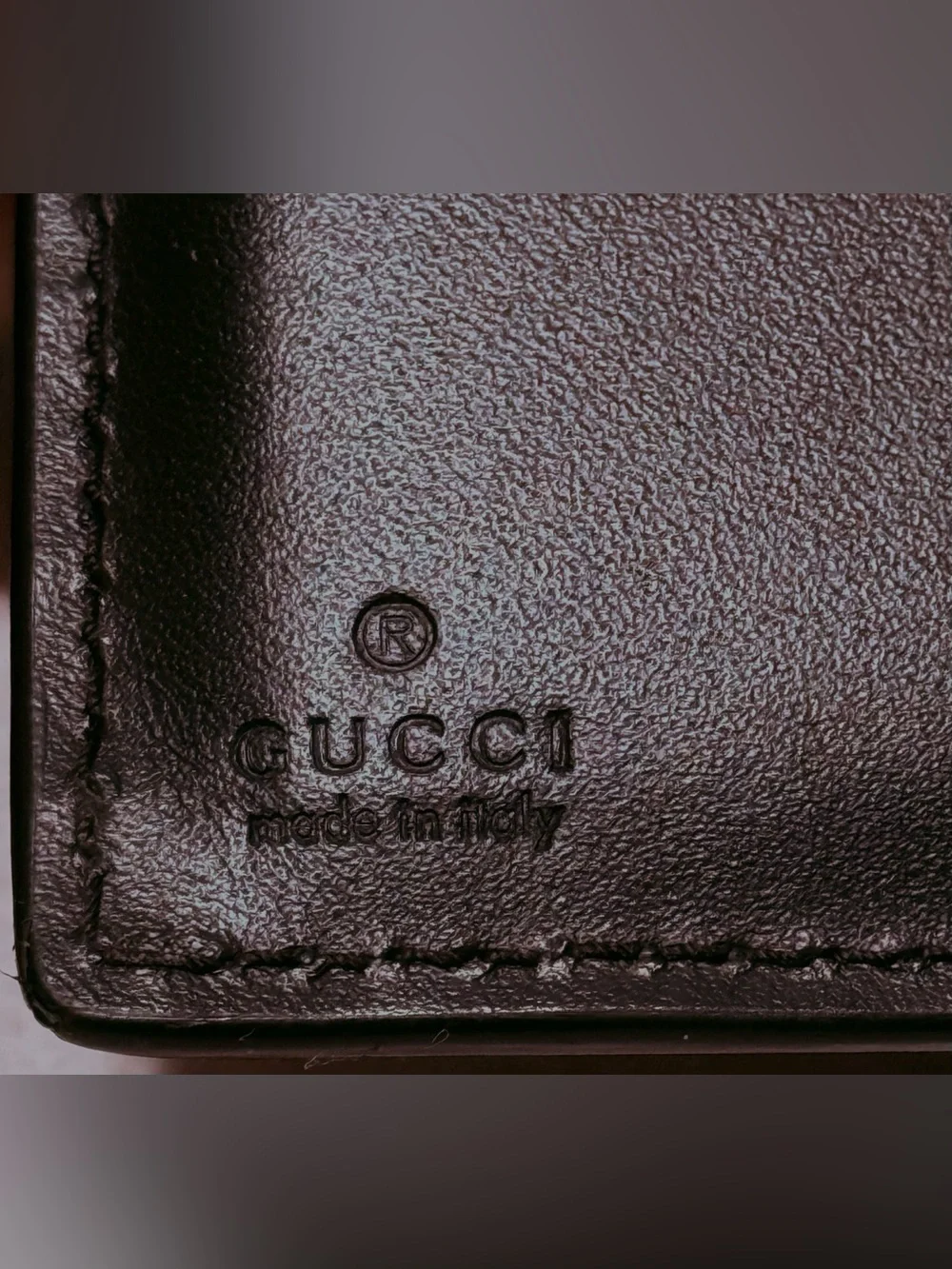 Gucci GG Supreme New Web Sherry Line Bi-fold Wallet in Coated Canvas